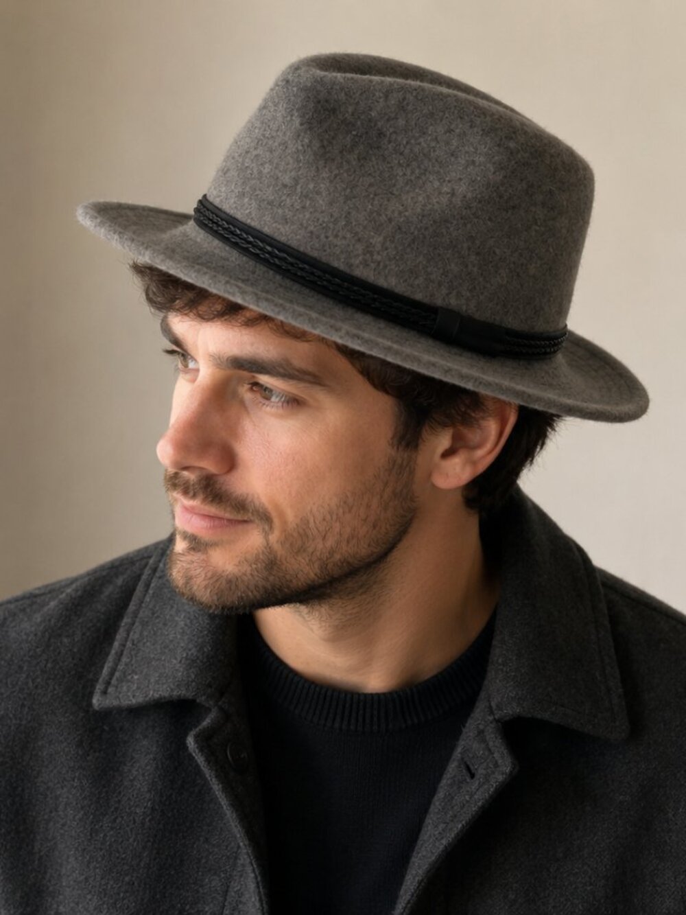Tilley Wool Fedora  Felt With Flaps Made In Canada UPF 50+ Mens Size 7 5/8